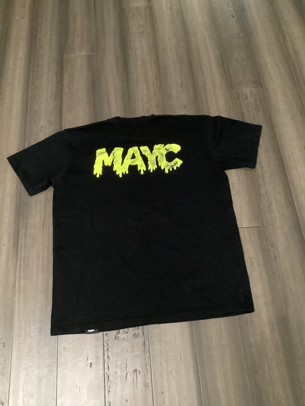 Mutant Ape Yacht Club Men’s XL Black Cotton Graphic Print Crew Neck T-Shirt